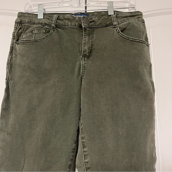Democracy Flexellent Green Denim Jeans Size 8 - Picture 2 of 6